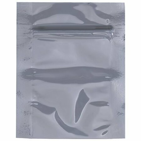 BSC PREFERRED 2 x 3'' Unprinted Reclosable Static Shielding Bags, 100PK S-6509
